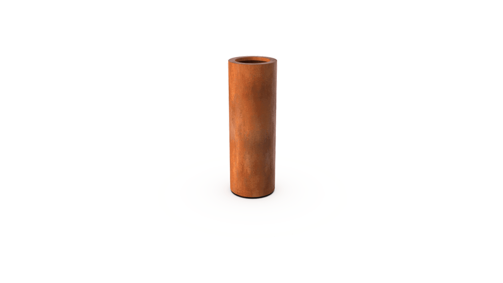 Geroba Plantenbak Ronda roestkleurig 80×35 cm – bruin