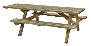 Rolstoelpicknicktafel 230x160cm Talen Buitenmeubelen