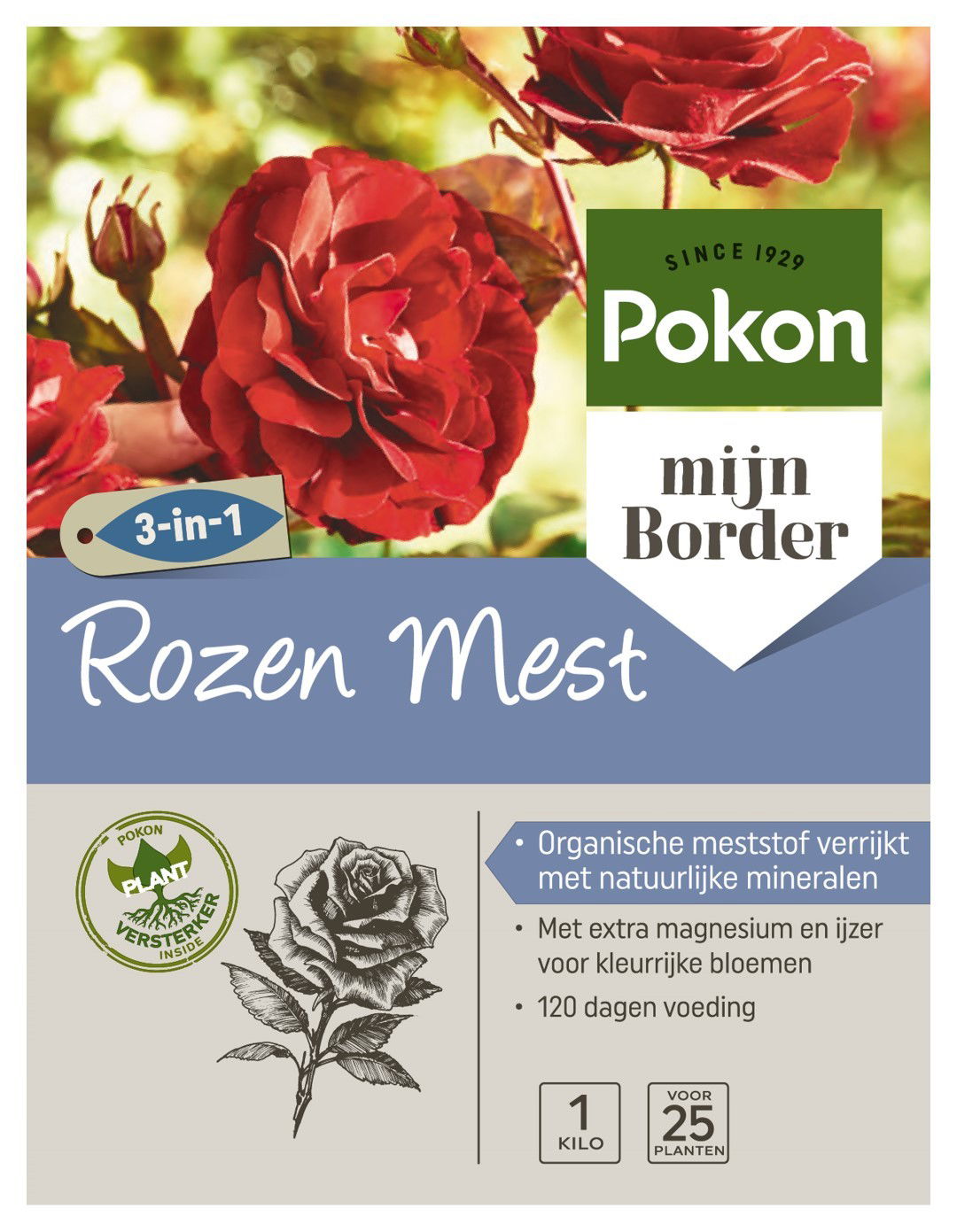 Rozen Voeding 1kg Pokon