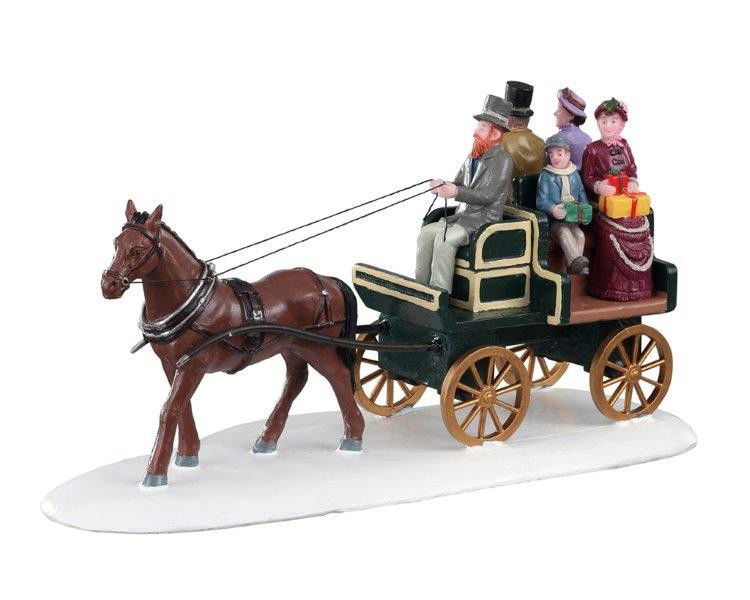 Lemax Jaunting car - 