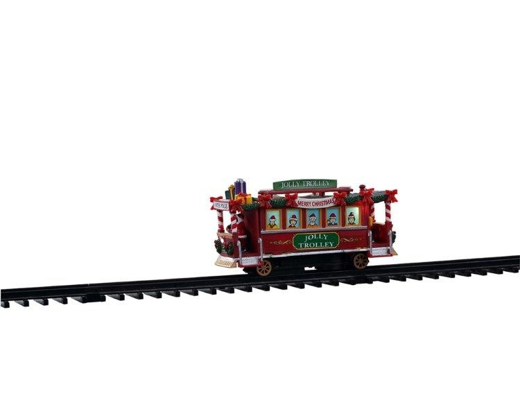 Jolly trolley trein b/o 4.5v Weihnachtsfigur