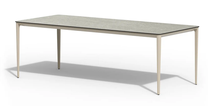 Tierra outdoor Briga dining tafel trespa ophira champagne 240 x 100 cm  - 