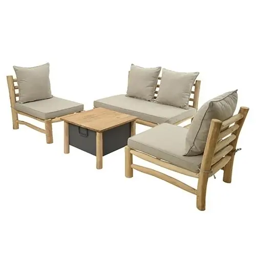 Havana loungeset teak tuinmeubel Buitengewoon de Boet