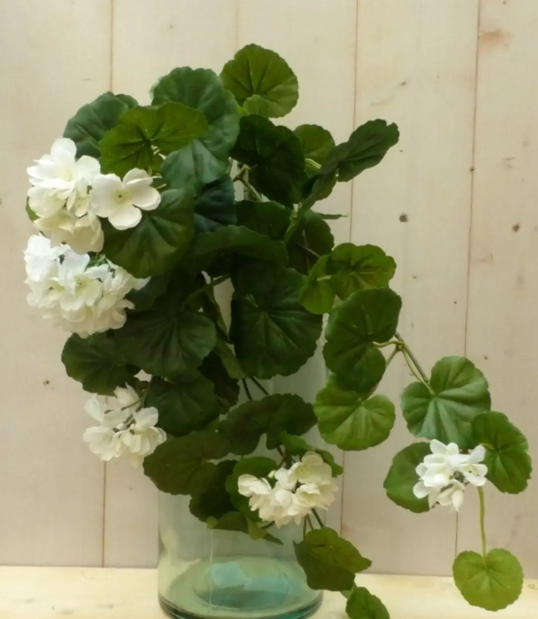 Kunst geranium wit op steker Warentuin Mix