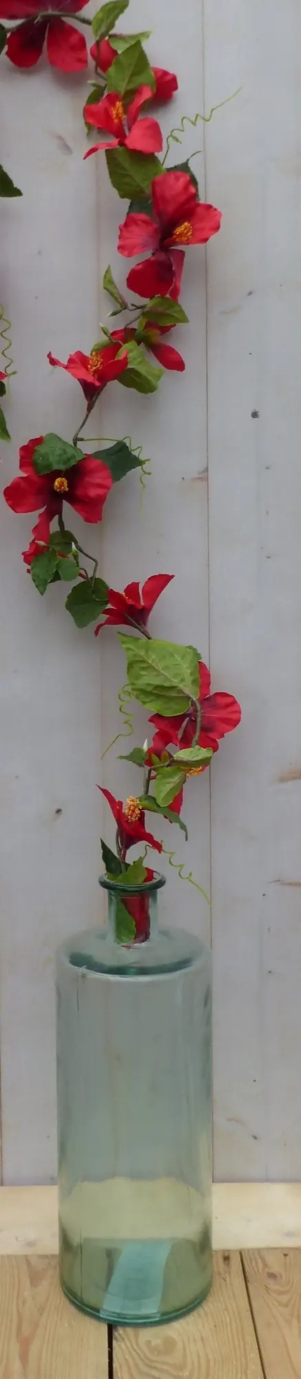 Kunst hibiscus rank slinger rood 150 cm Warentuin Mix