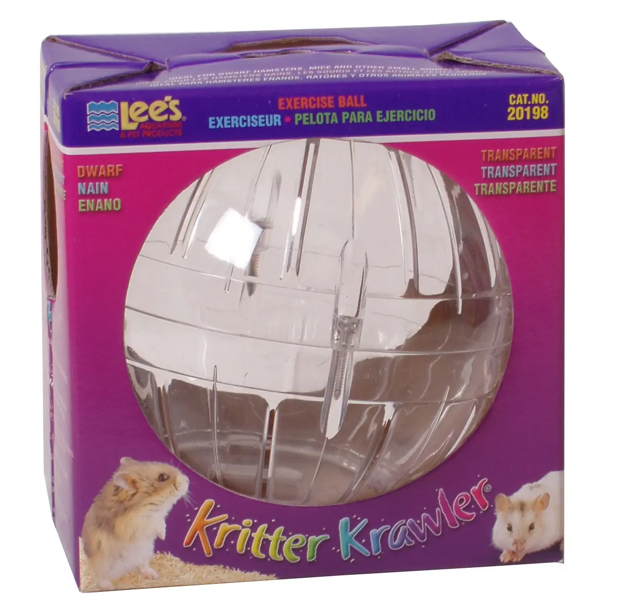Hamsterbal mini transparant dia12cm Gebr. de Boon