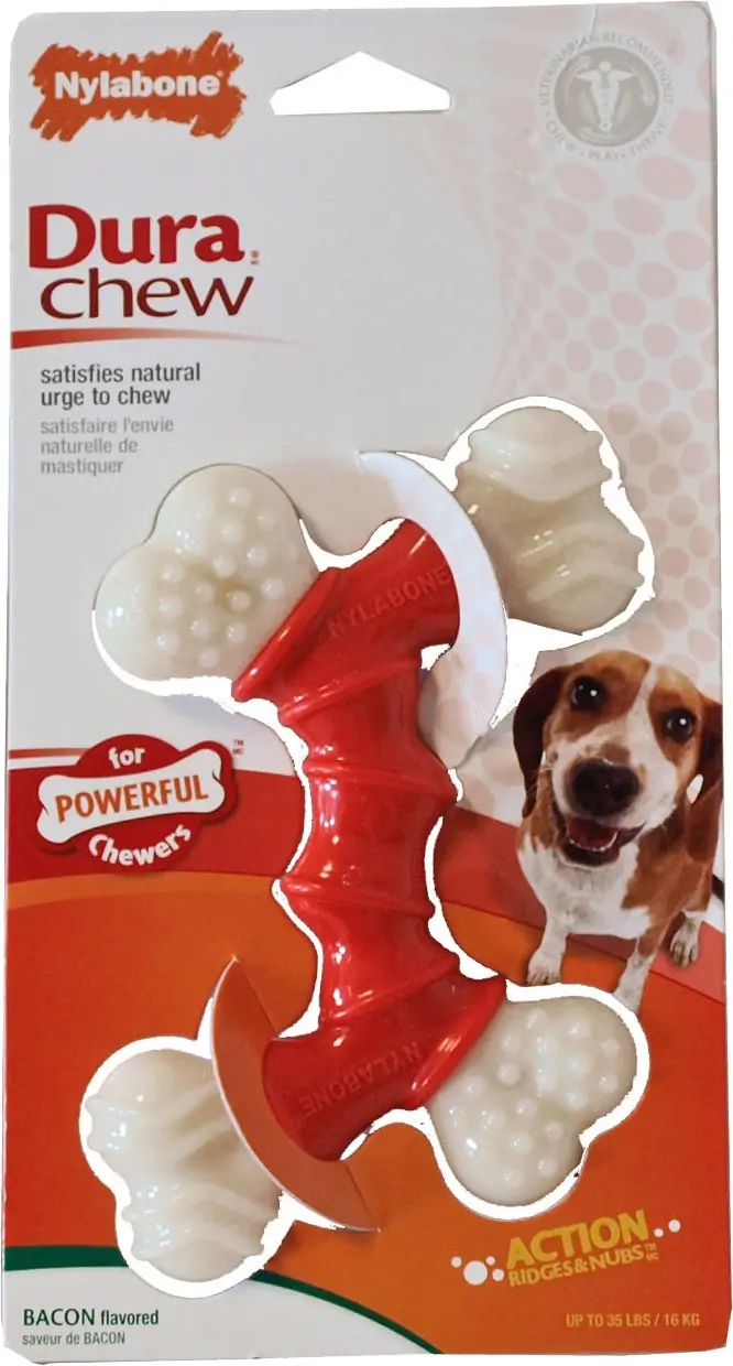 Kauwvoer hond bacon M Nylabone
