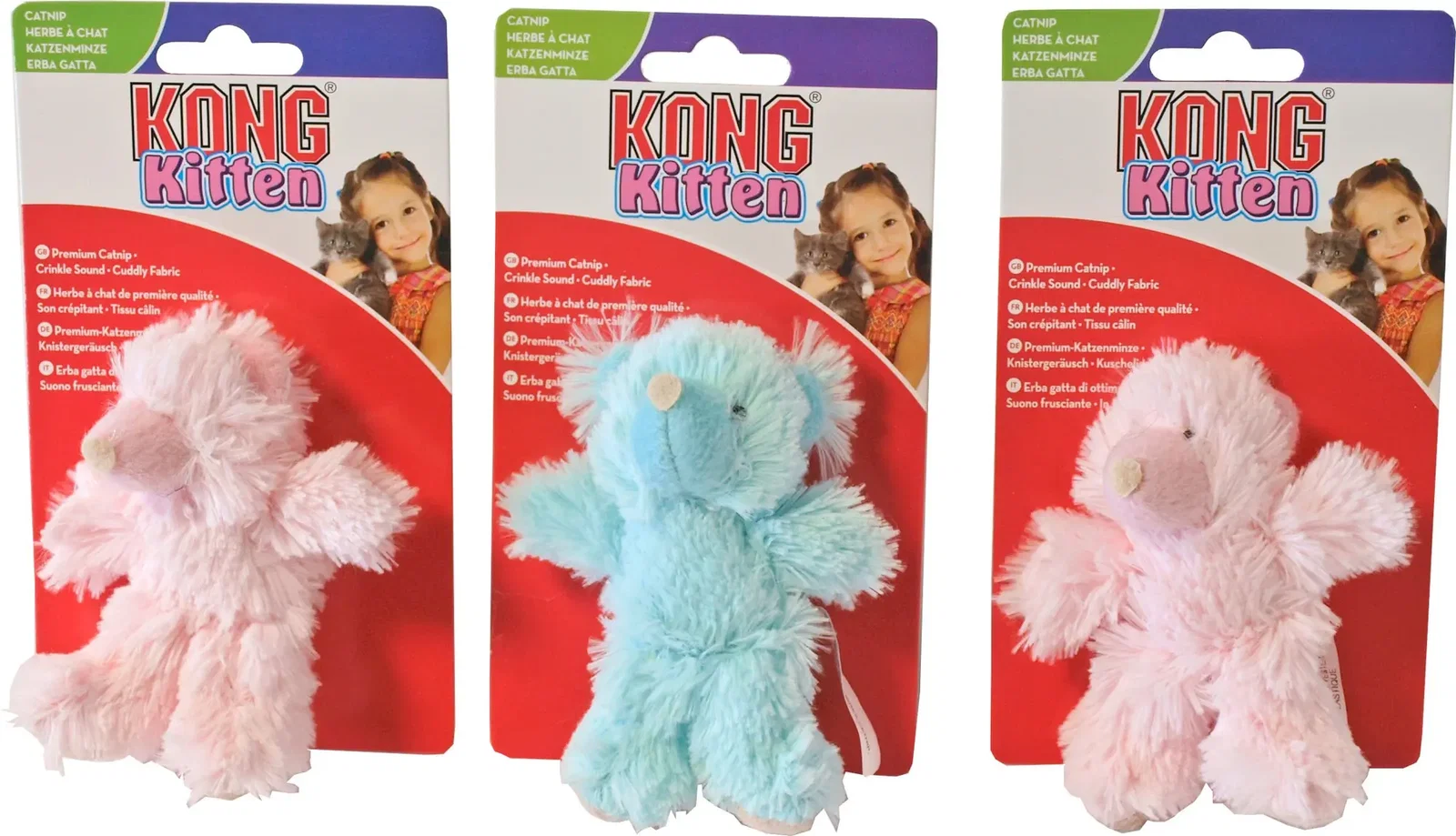 Kattenspeeltje teddy bear Kong