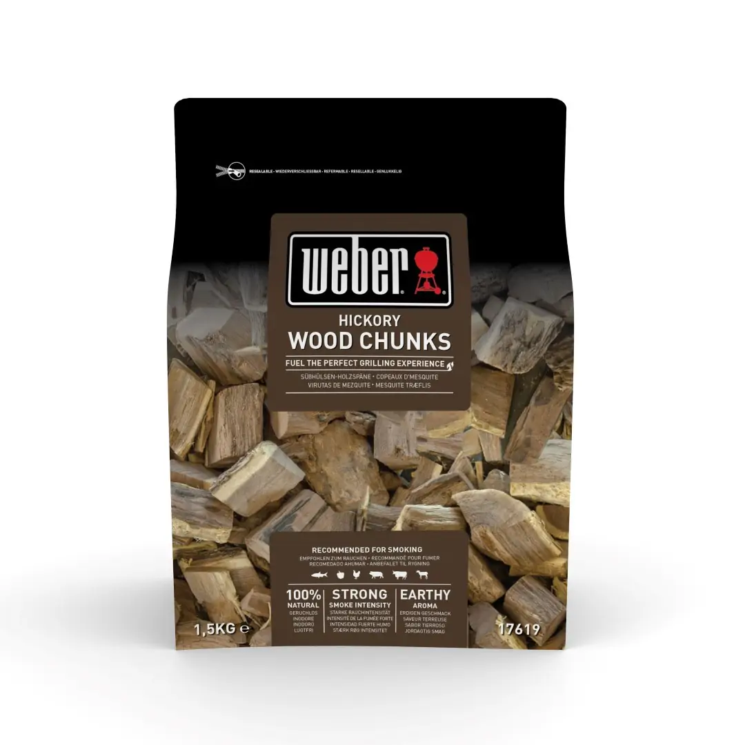 Houtblokjes 1.5 kg Hickory Weber