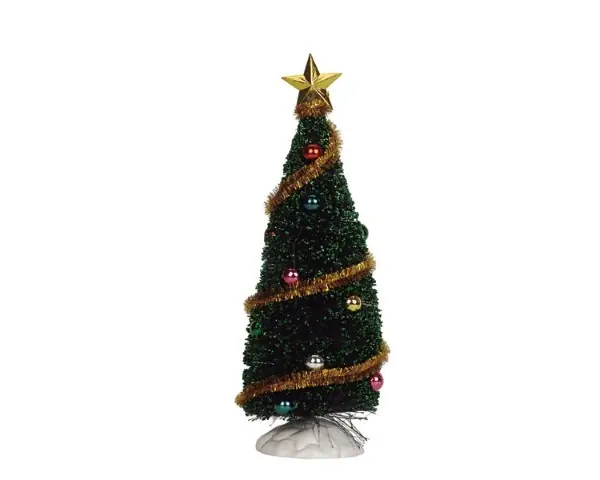Kerstfiguur Sparkling green christmas tree medium LEMAX