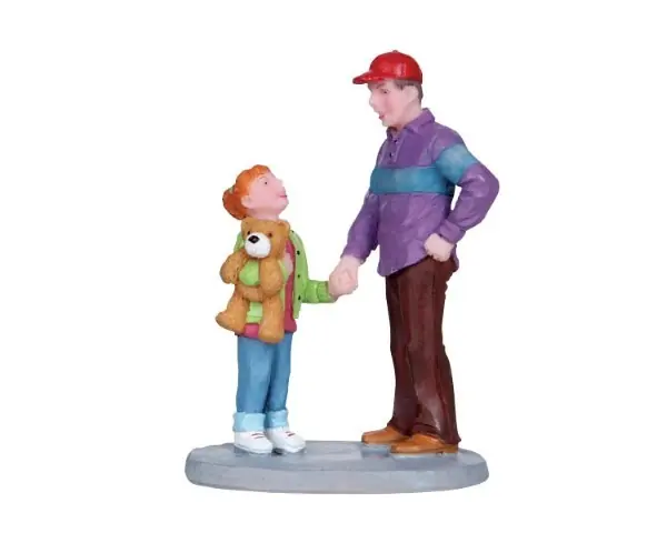 Kerstfiguur Father & daughter day LEMAX