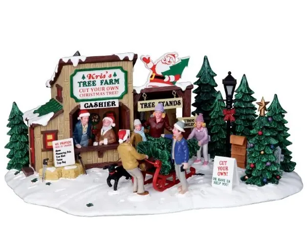 Kerstfiguur Kris's christmas tree farm LEMAX