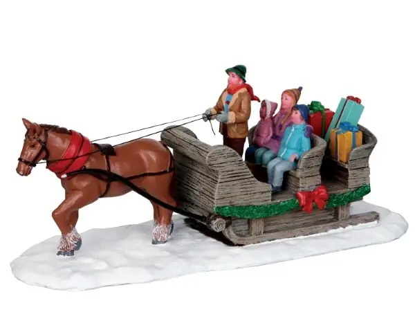 Kerstfiguur Sleigh ride LEMAX