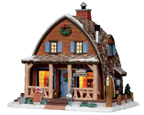 Kersthuisje Mallard bay cabin LED LEMAX