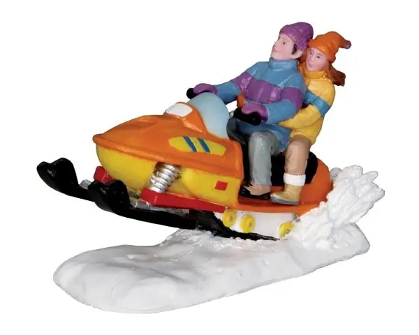Kerstfiguur Out for a spin LEMAX