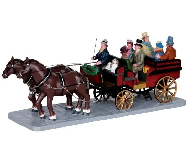 Kerstfiguur Ride in the country LEMAX