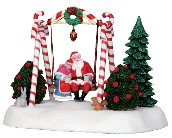 Kerstfiguur Santa swing LEMAX