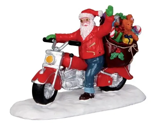Kerstfiguur Santa's ride LEMAX