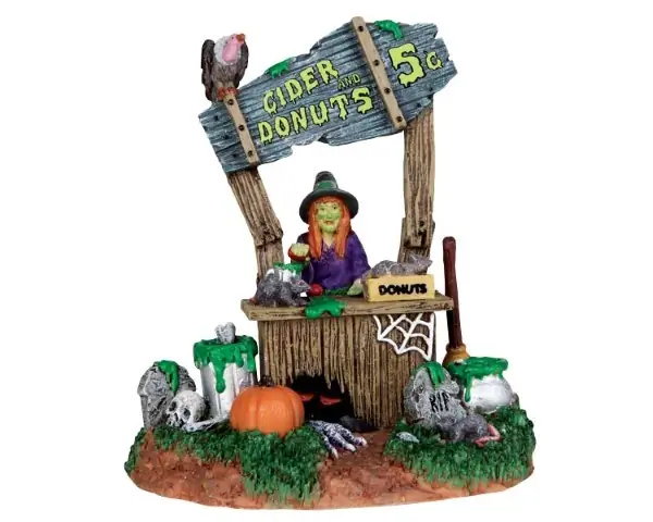 Kerstfiguur Creepy cider stand LEMAX