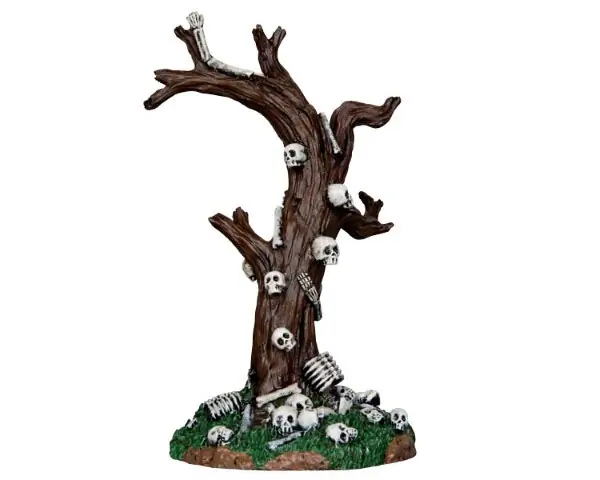 Kerstfiguur Skeleton tree LEMAX