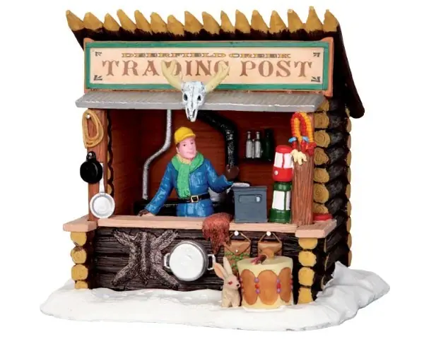 Kerstfiguur Deerfield creek trading post LEMAX