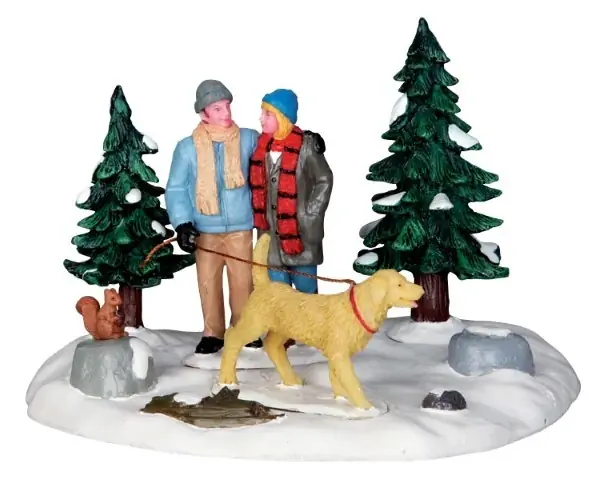 Kerstfiguur Winter stroll LEMAX