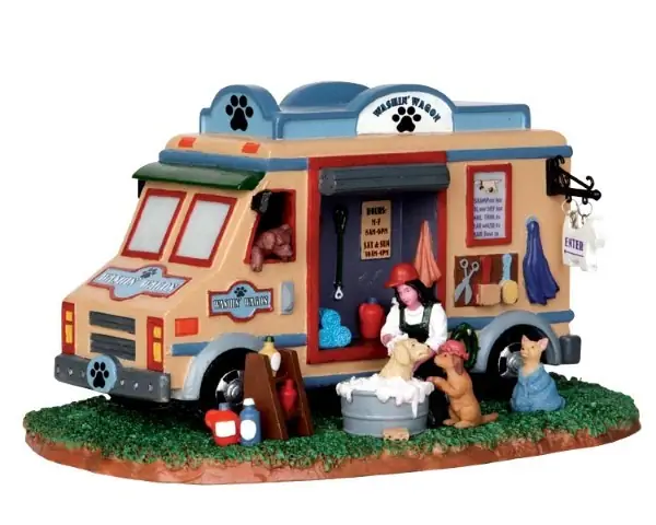 Kerstfiguur Washin' wagon LEMAX