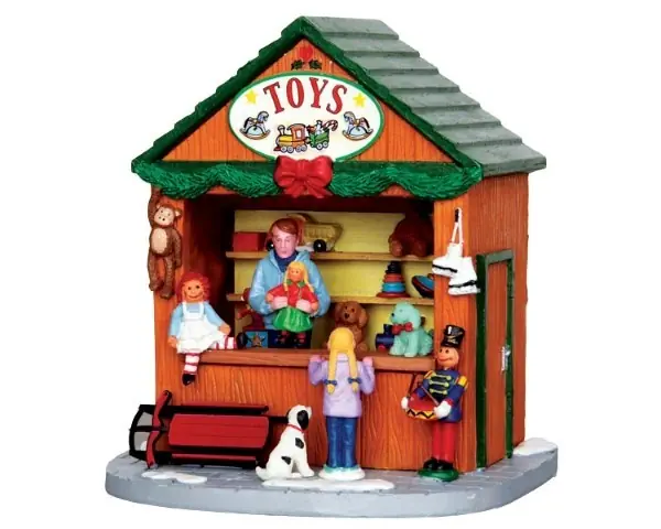 Kerstfiguur Christmas market scene toys LEMAX