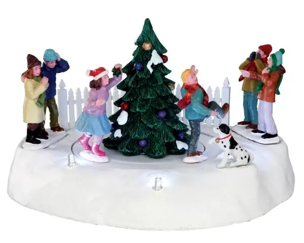 Kerstfiguur Mistletoe chase LEMAX