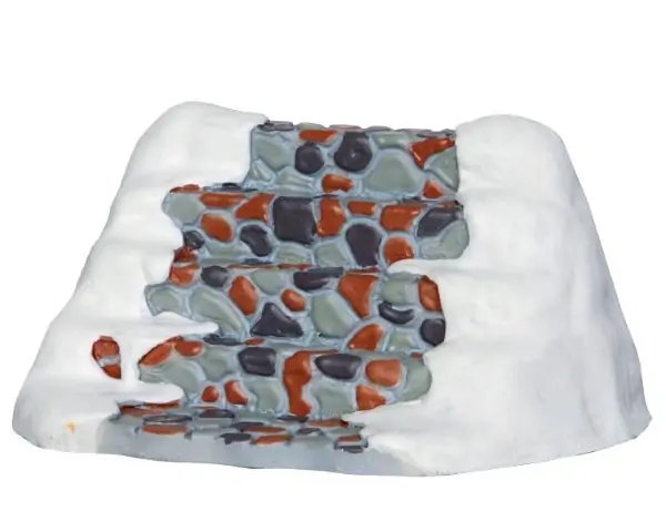 Kerstdorp landschap Little stone steps LEMAX