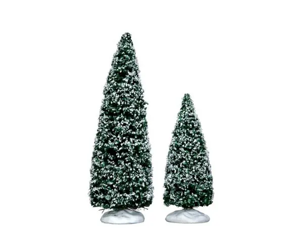 Kerstfiguur Snowy juniper tree medium & small LEMAX