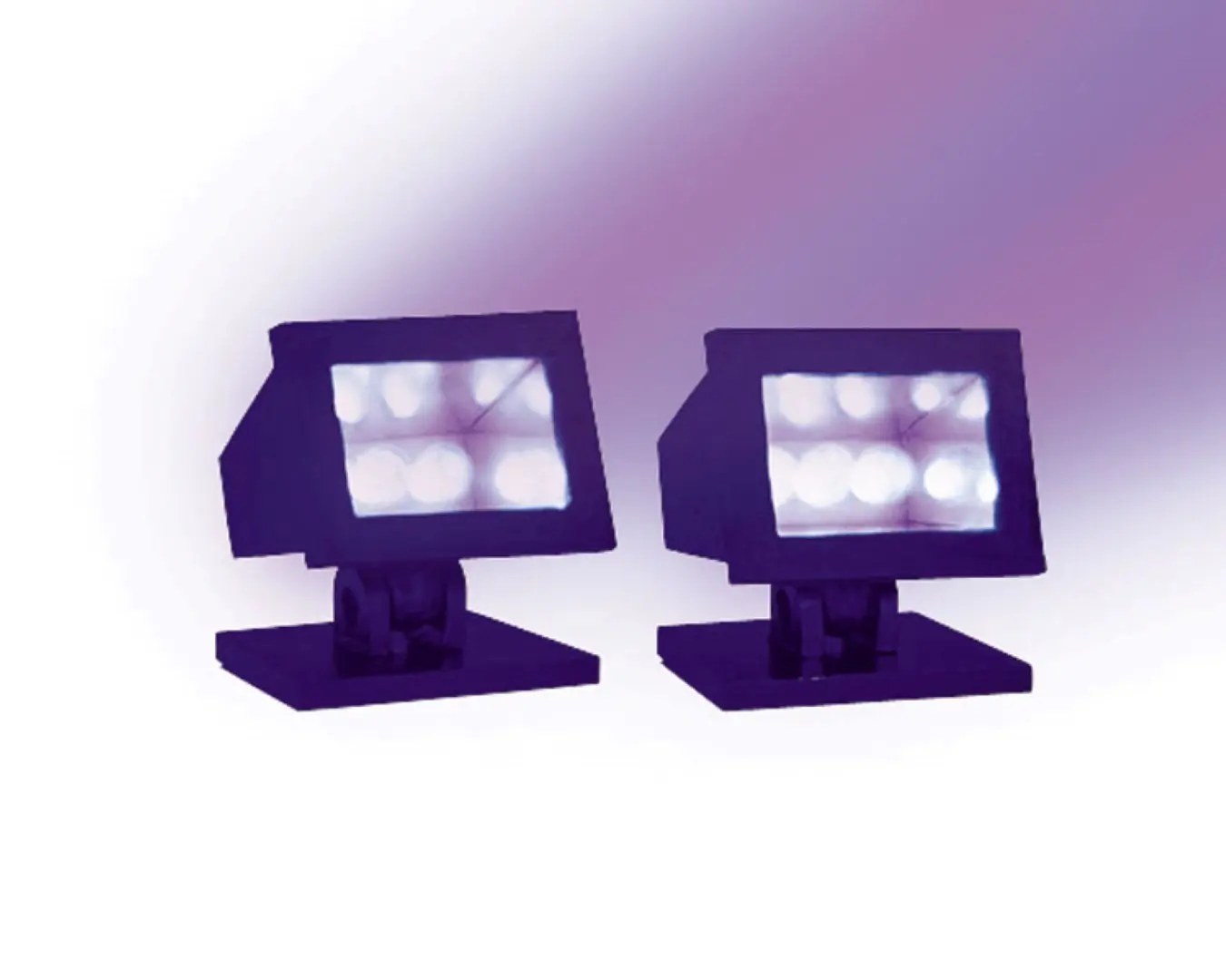 Kerstfiguur Halloween purple light set of LEMAX
