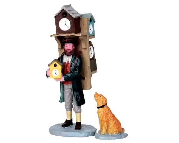 Kerstfiguur Clock seller LEMAX