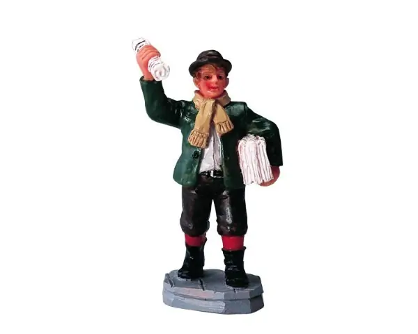 Kerstfiguur Paper boy LEMAX