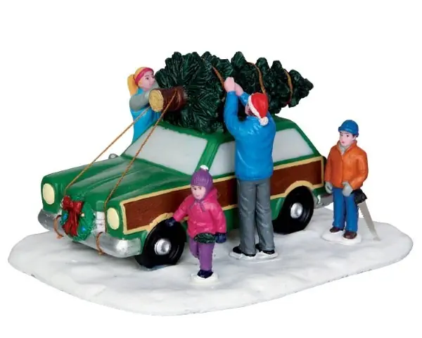 Kerstfiguur Christmas tree transport LEMAX