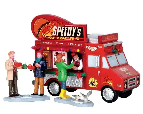 Kerstfiguur Speedy's sliders truck LEMAX