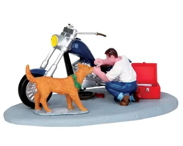Kerstfiguur Grease monkey LEMAX