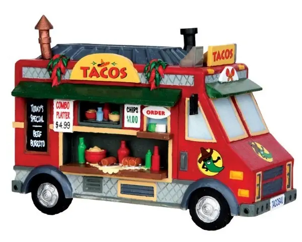 Kerstfiguur Taco food truck LEMAX