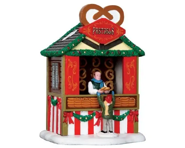 Kerstfiguur Pretzel stand LEMAX