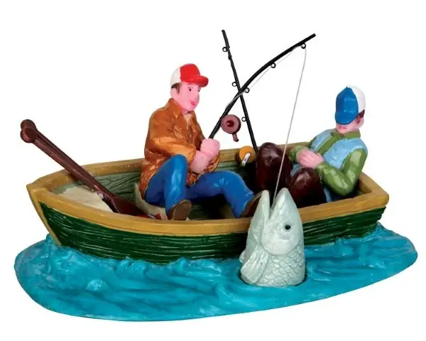 Kerstfiguur Fish tale in the making LEMAX