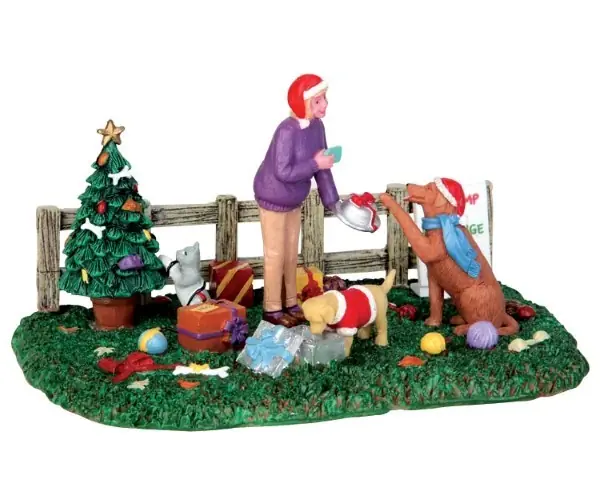 Kerstfiguur Pet gift exchange LEMAX