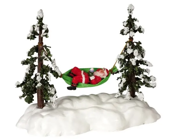 Kerstfiguur Swinging santa LEMAX