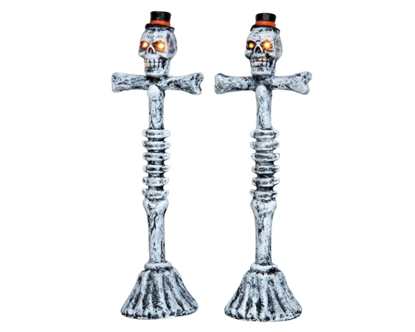 Kerstfiguur Scary lamp post set of 2 LEMAX