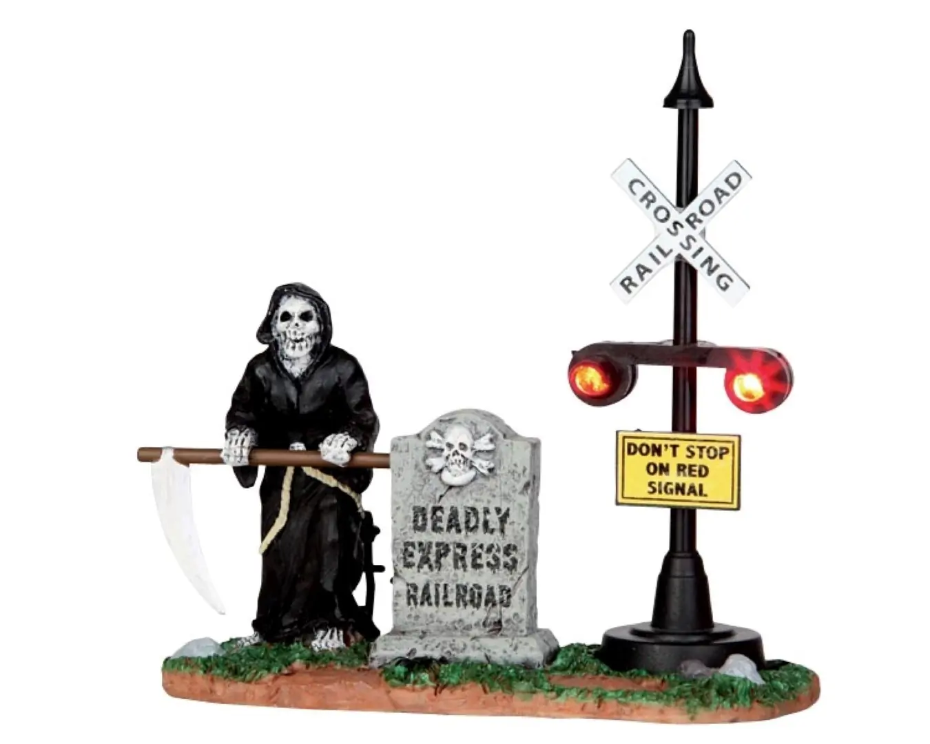 Kerstfiguur Grim railway switchman LEMAX