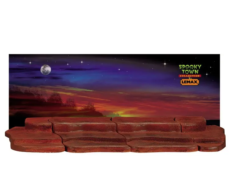 Kerstfiguur 4-foot  material - halloween Lemax