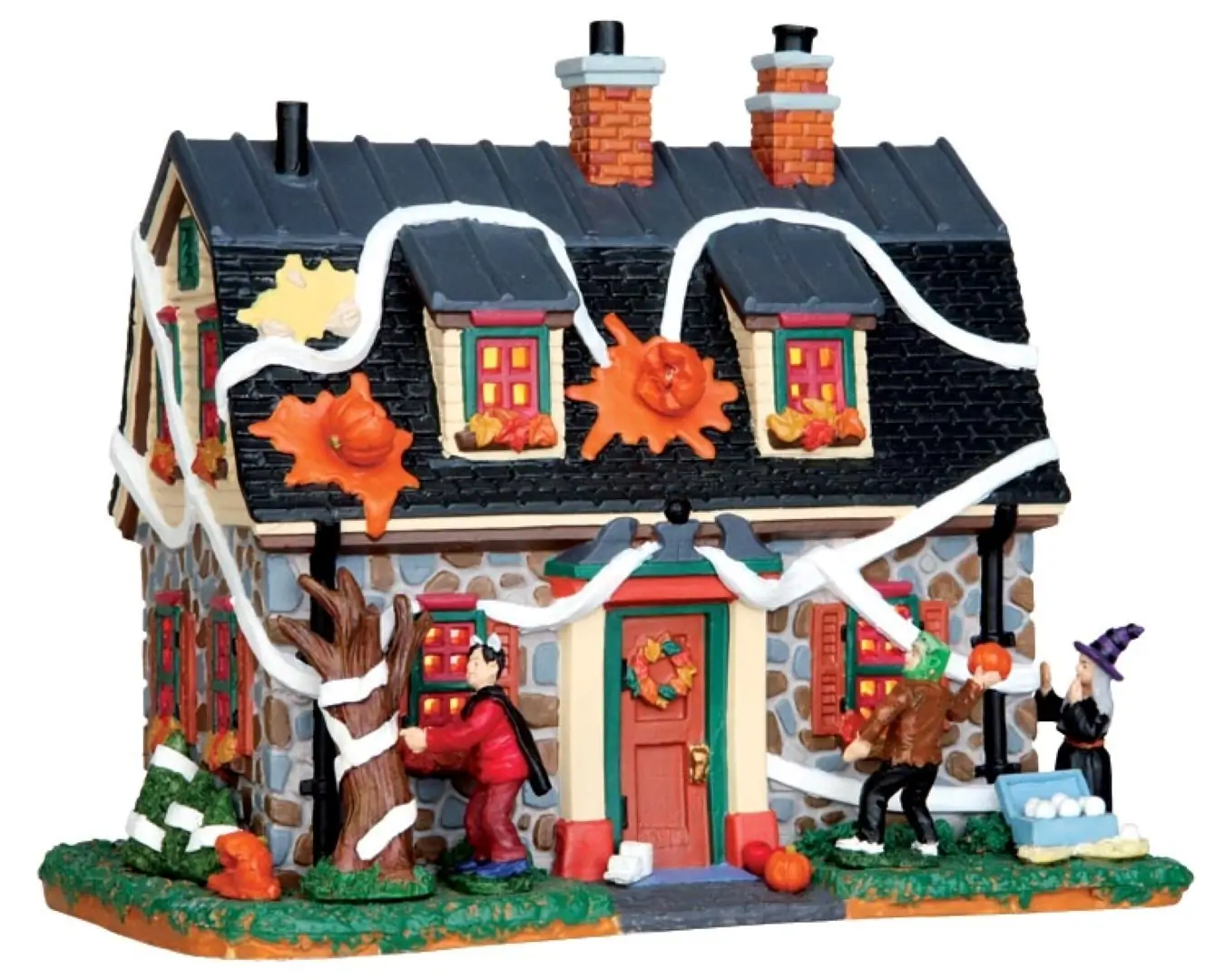 Kersthuisje Tricked out house LEMAX