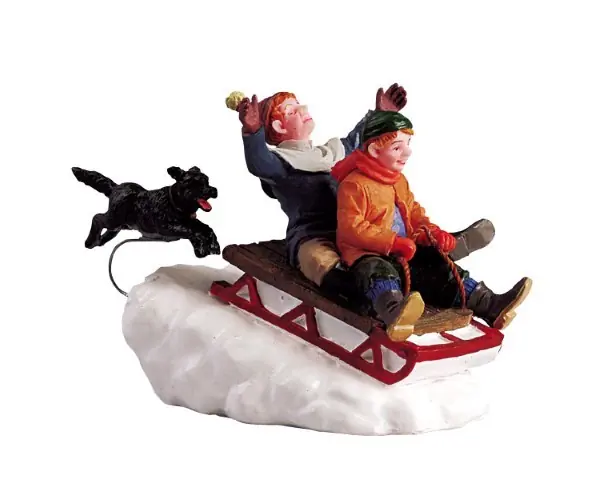 Kerstfiguur Downhill fun LEMAX