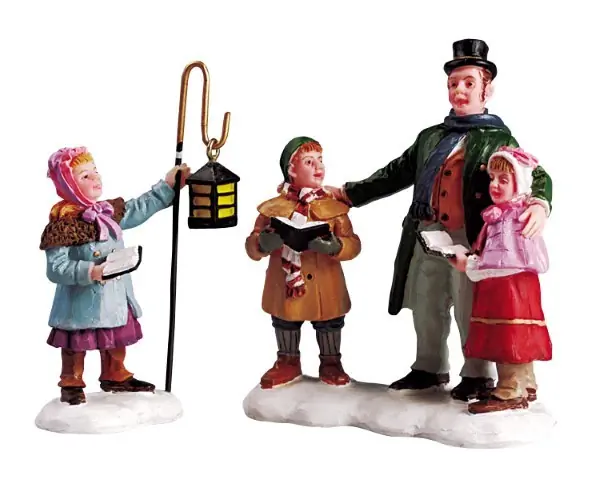 Kerstfiguur Carolers quartet LEMAX