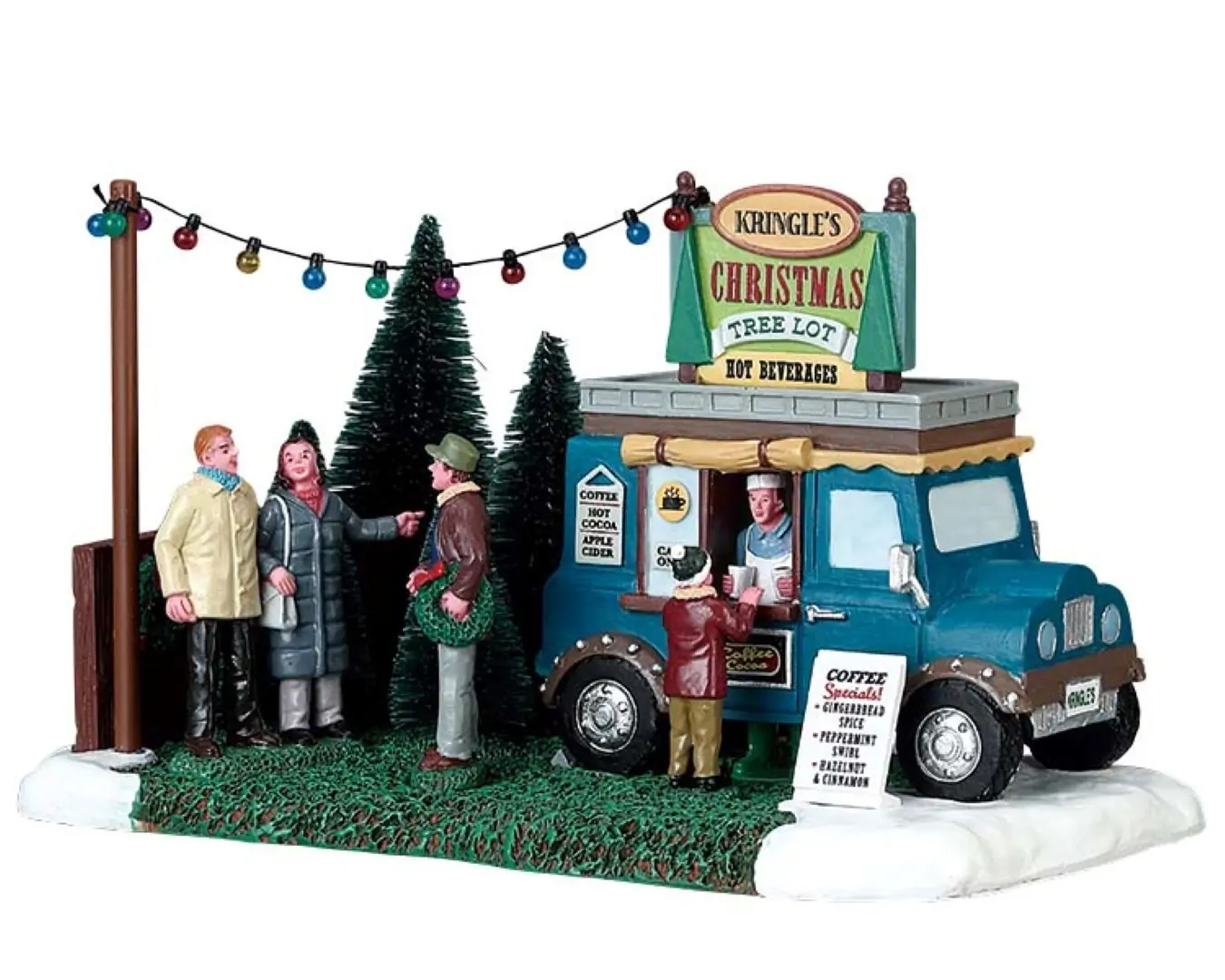 Kerstfiguur Kringle's christmas tree lot LEMAX
