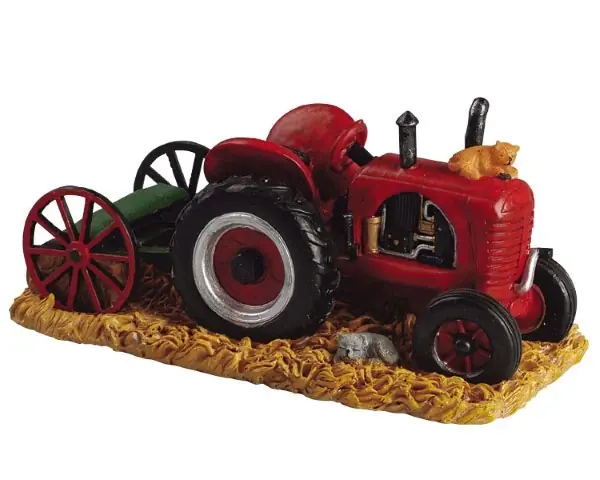 Kerstfiguur The old tractor LEMAX